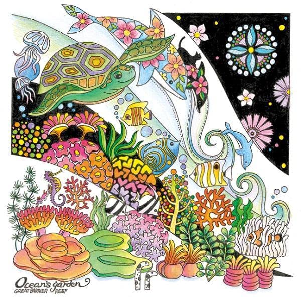 Flowers of the World Coloring Book - Japanese Craft Book