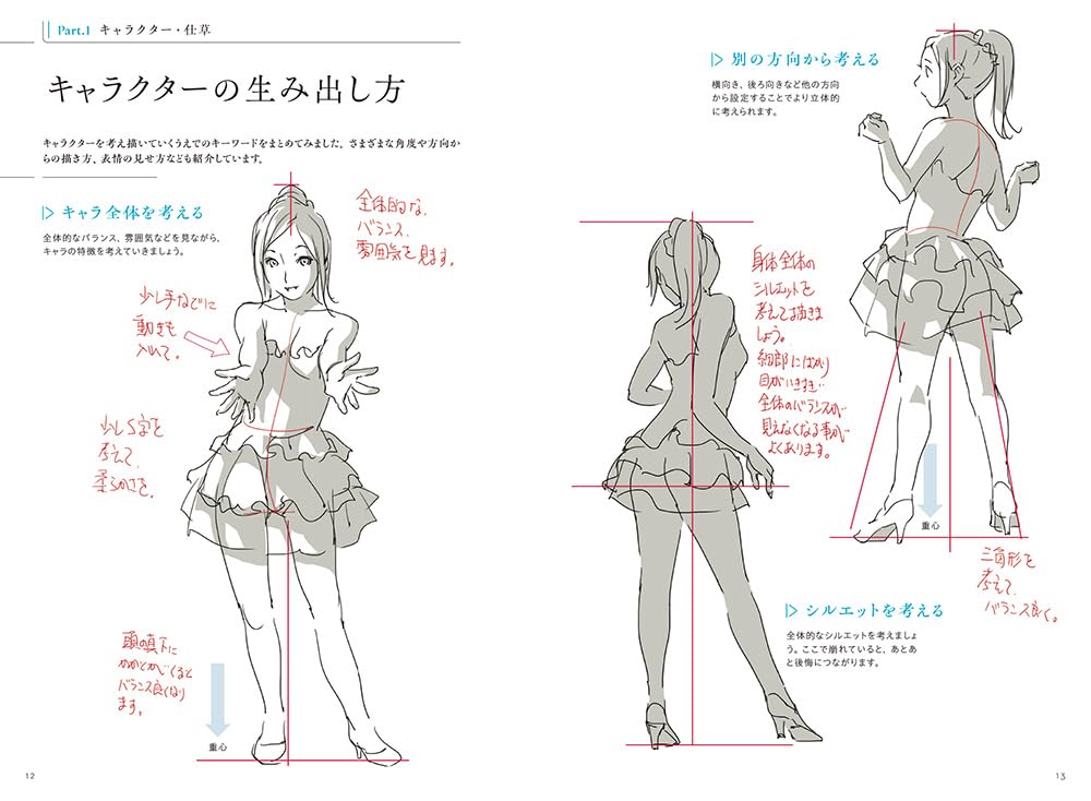 Animator teaches how to draw attractive girls  Mini book - Japanese Craft Book