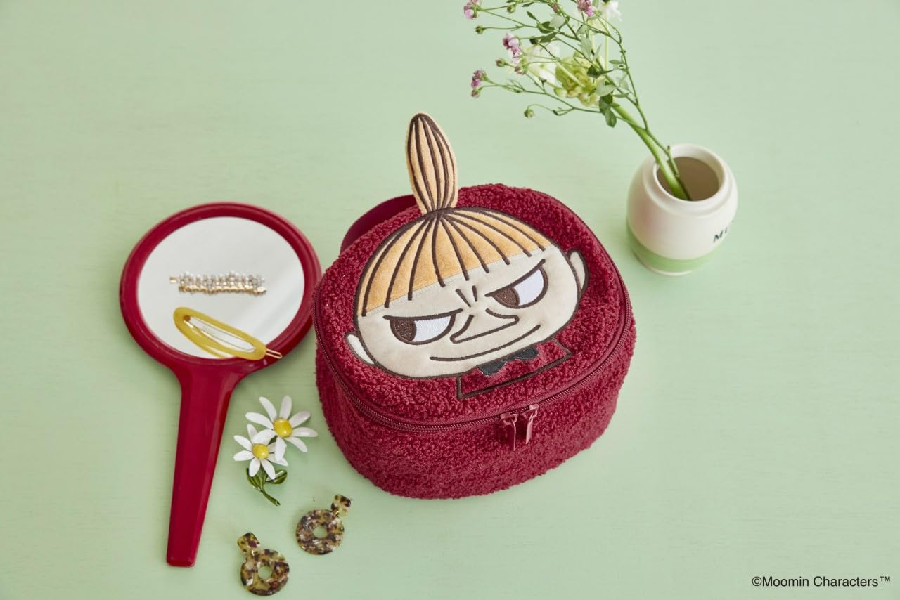 MOOMIN Multi-purpose! Fluffy pouch BOOK Little My ver.- Japanese