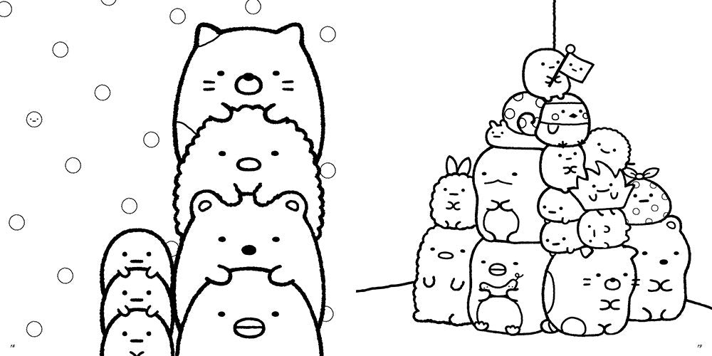 Sumikkogurashi coloring book lesson book Japanese Craft Book