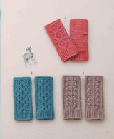 Complete collection of hand, wrist and leg warmers for winter - Japanese Craft Book