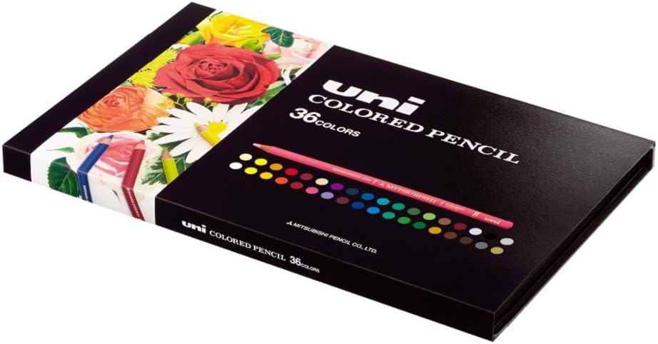 Mitsubishi Pencils Uni Colored Pencil Unicolor 36 Colors set UC36CN - Japan Coloring book