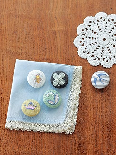 Small embroidery items with easy-to-make designs - Japanese Craft Book