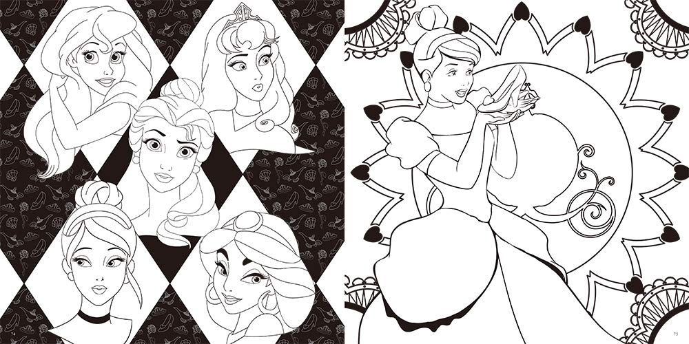 Disney Princess Lady Tangle Art Lesson Book