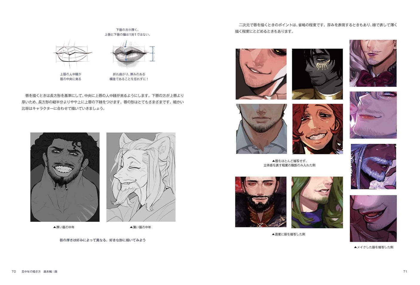 How to draw a beautiful middle-aged person: Fascinating techniques for expressing old age - Japanese Craft Book