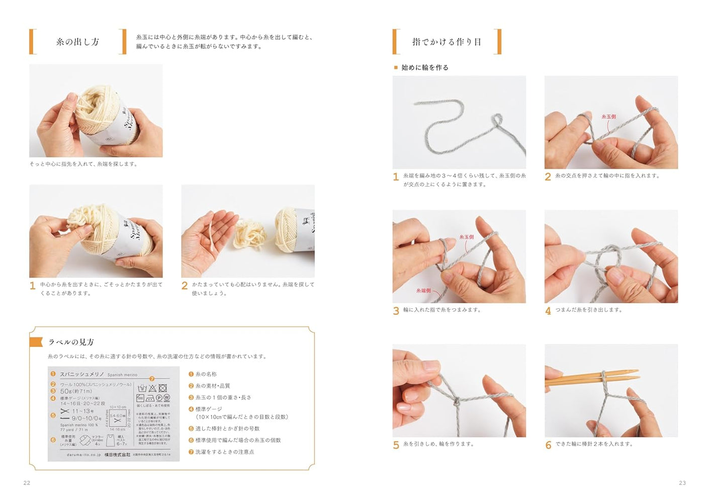 First stick needle knitting for left-handed people Japanese Craft Book