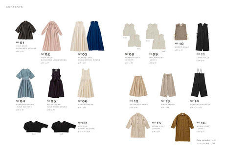 simple everyday wear atelier Roughatour - Japanese Craft Book