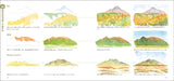 Watercolor sketches that you can draw right away - Motif guide that shows you the steps from the diagram below to completion Japanese Craft Book