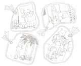 Traveling Animal Orchestra: A Heart-Pounding Coloring Book Series - Japanese Craft Book