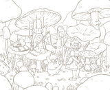 Alice and Dinah's Adventures in Wonderland: A Heart-Pounding Coloring Book Series - Japanese Craft Book