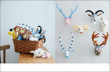 Animal trophies made from felt: Enjoy animal interior decoration Japanese Craft Book