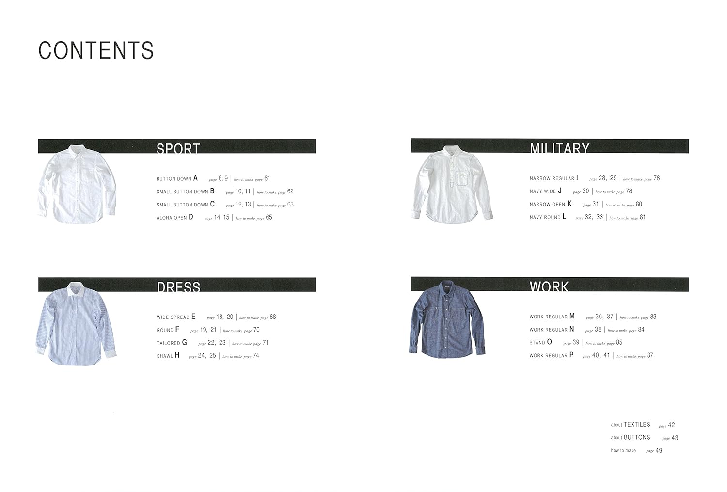 MENS Shirt Book from Casual to Dressy Sewing patterns Book