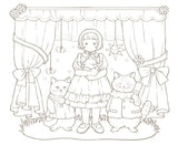 Alice and Dinah's Adventures in Wonderland: A Heart-Pounding Coloring Book Series - Japanese Craft Book
