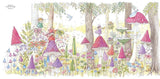 Flower Coloring Book: A Journey to a Wonderland - Japanese Craft Book