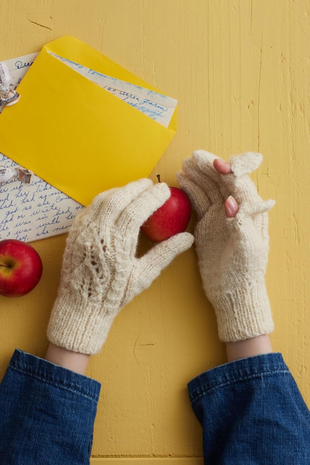 Handbook on how to knit gloves Japanese Craft Book