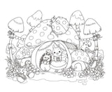 A fairy tale journey with little friends in the forest (TOKIMEKU series Ver. 5) - Japanese Coloring Book