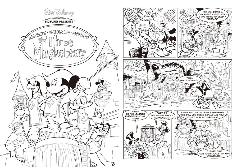 Adult Disney Mickey & Friends Vintage Colouring Book Japanese Craft Book illustration Disney - Japanese Craft Book