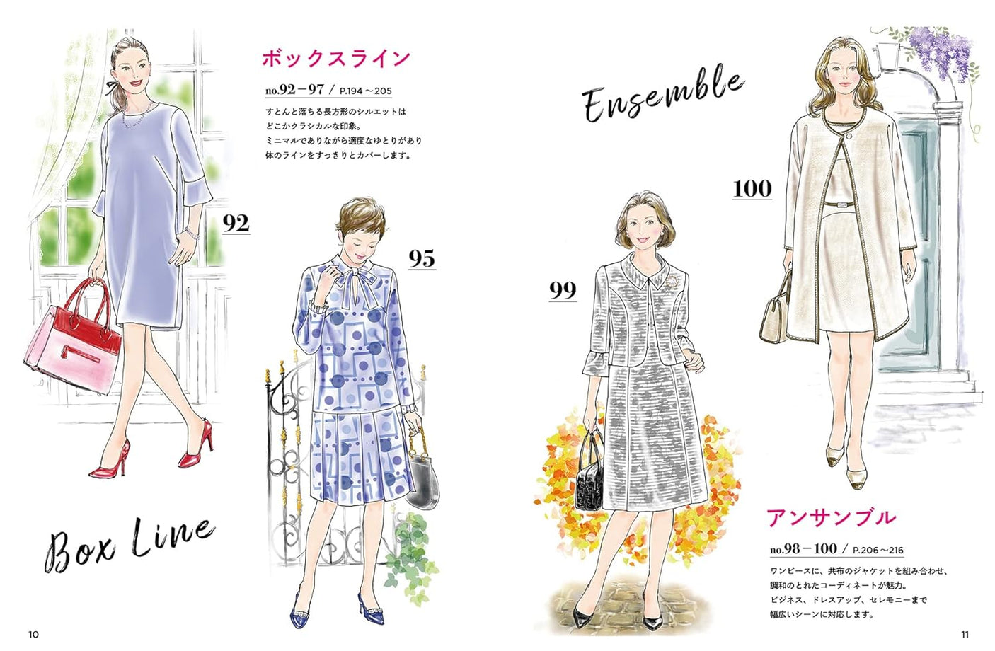 100 Dresses you want to make a collection of drawings that can be made in your own size - Japanese Craft Book