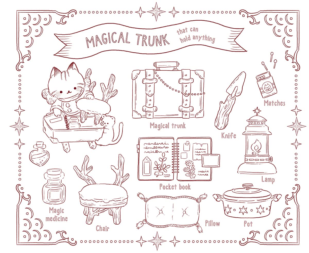 Cat's General Store and the Magic Key (TOKIMEKU series Ver. 3) - Japanese coloring Book