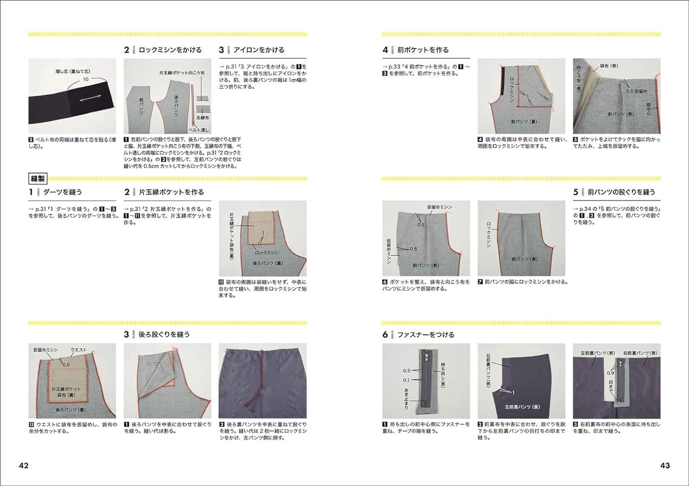 Yuka Komine Pants that allow you to enjoy variations by developing patterns: 11 designs made from two prototypes Japanese Craft Book