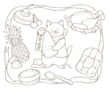 Alice and Dinah's Adventures in Wonderland: A Heart-Pounding Coloring Book Series - Japanese Craft Book