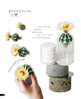 Crochet ornamental plants using embroidery thread Japanese Craft Book