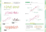 Easy and fun to do with your usual pen! A little lettering Japanece Craft Book