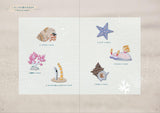 Embroidered sea creatures basic stitches book - Japanese Craft Book