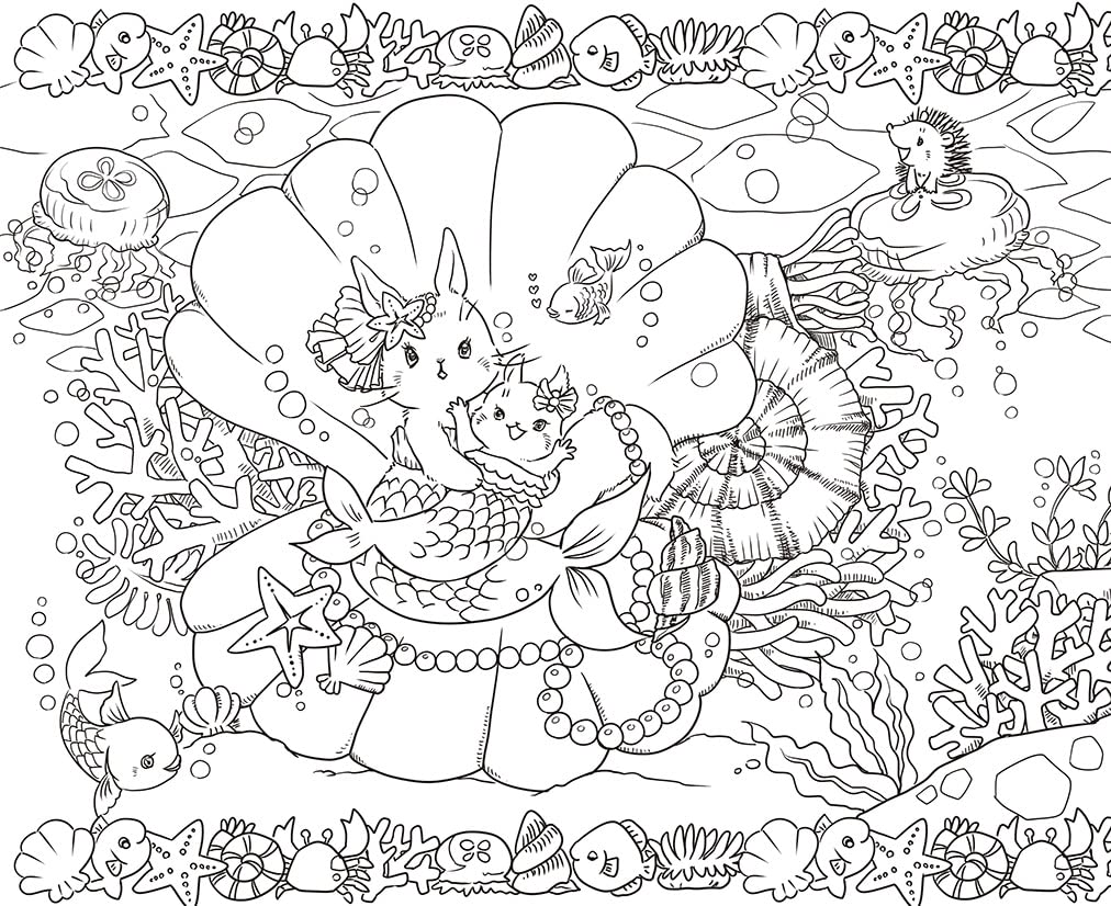 A fairy tale journey with little friends in the forest (TOKIMEKU series Ver. 5) - Japanese Coloring Book