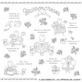 Nostalgic Sanrio Character Coloring Book (New Edition) - Japanese Craft Book