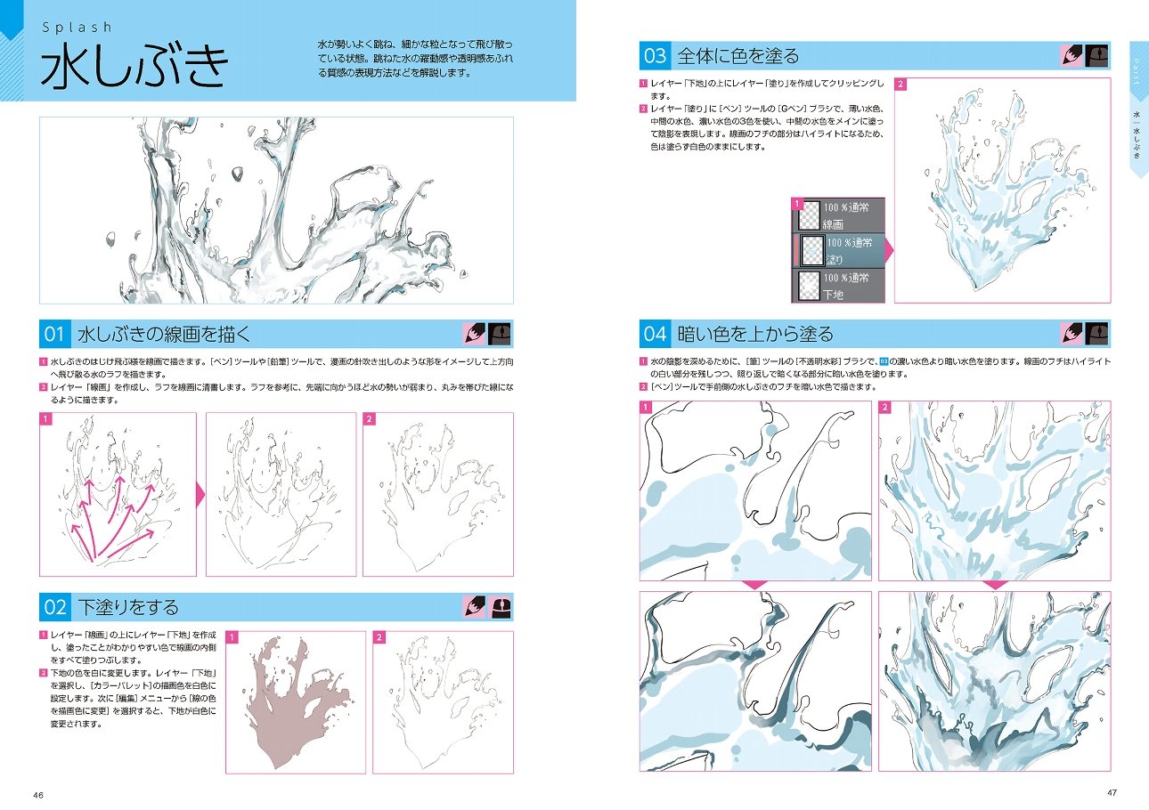 Encyclopedia of how to draw digital illustration "effects" Draw with CLIP STUDIO PAINT PRO! 50 techniques for effects and finishing (digital illustration drawing encyclopedia) - Japanese Craft Book