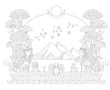Coloring Book Series: World Travels - My Travel Memories - Japanese Coloring Book