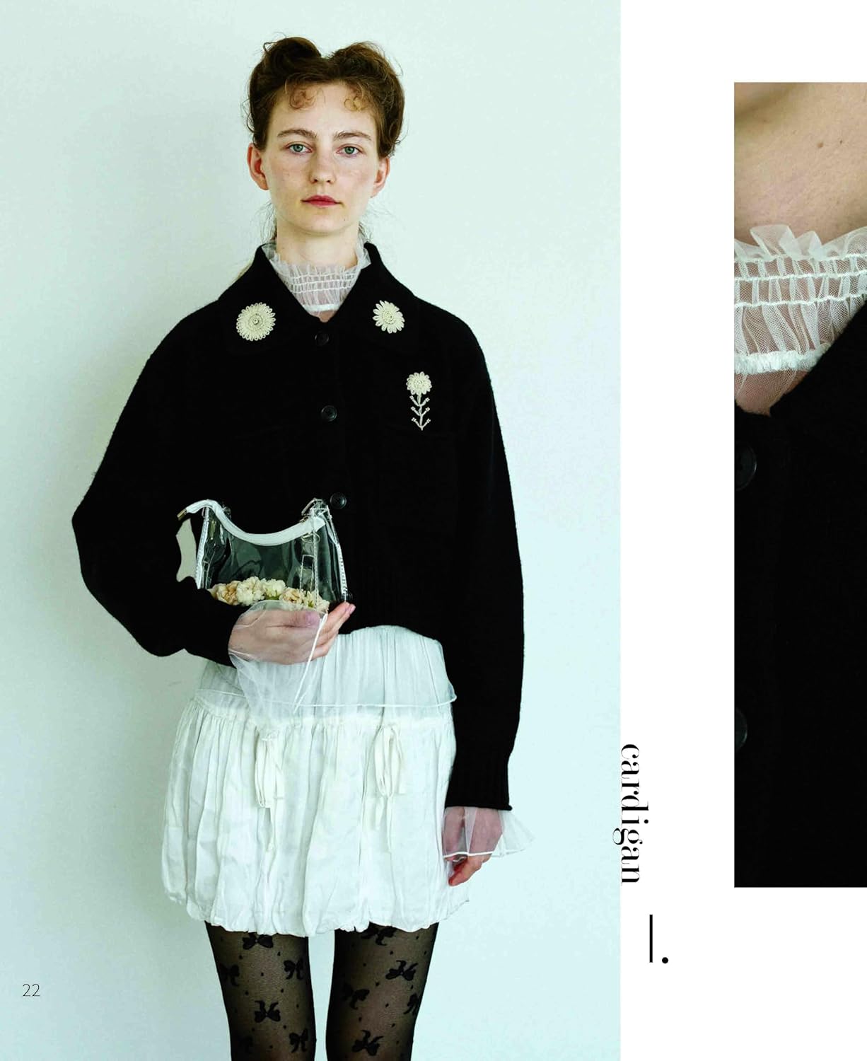 Flowers Blooming on Knitwear: Wool Embroidery with 50 Stitches - Japanese Craft Book