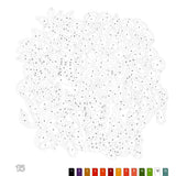 A healing puzzle coloring book that resets your mind and gently stimulates your brain: A calendar of seasonal flowers. Japanese Craft Book