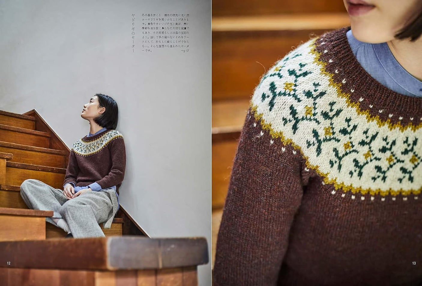 knitted material closet Japanese Craft Book pattern knitting Sanae Nasu Sweater shawl - Japanese Craft Book