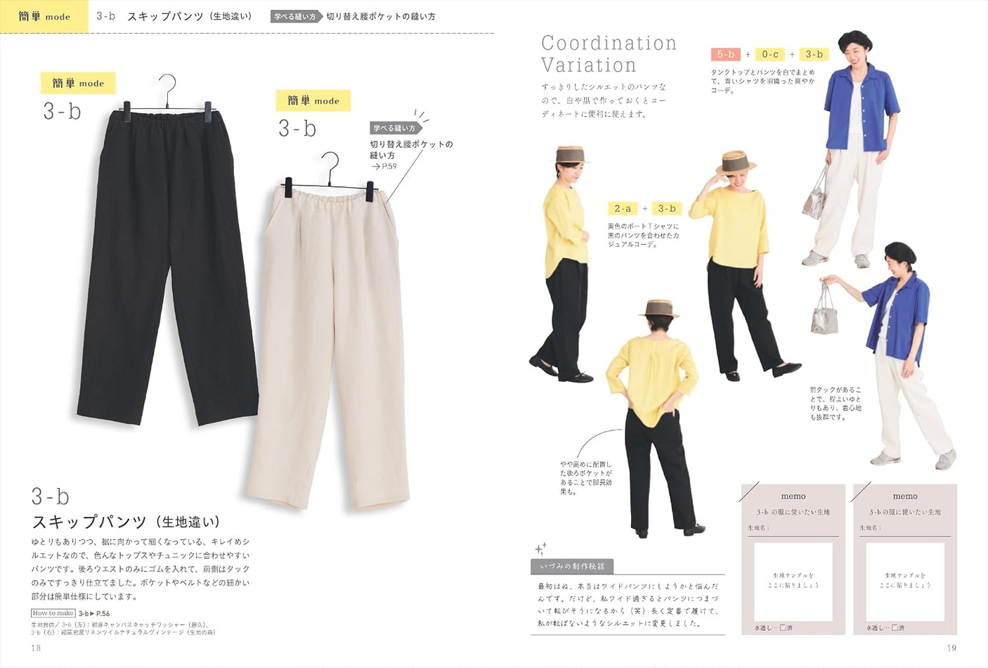 My go-to clothes: How to make clothes that you can wear for a long time (Heart Warming Life Series) - Japanese Craft Book