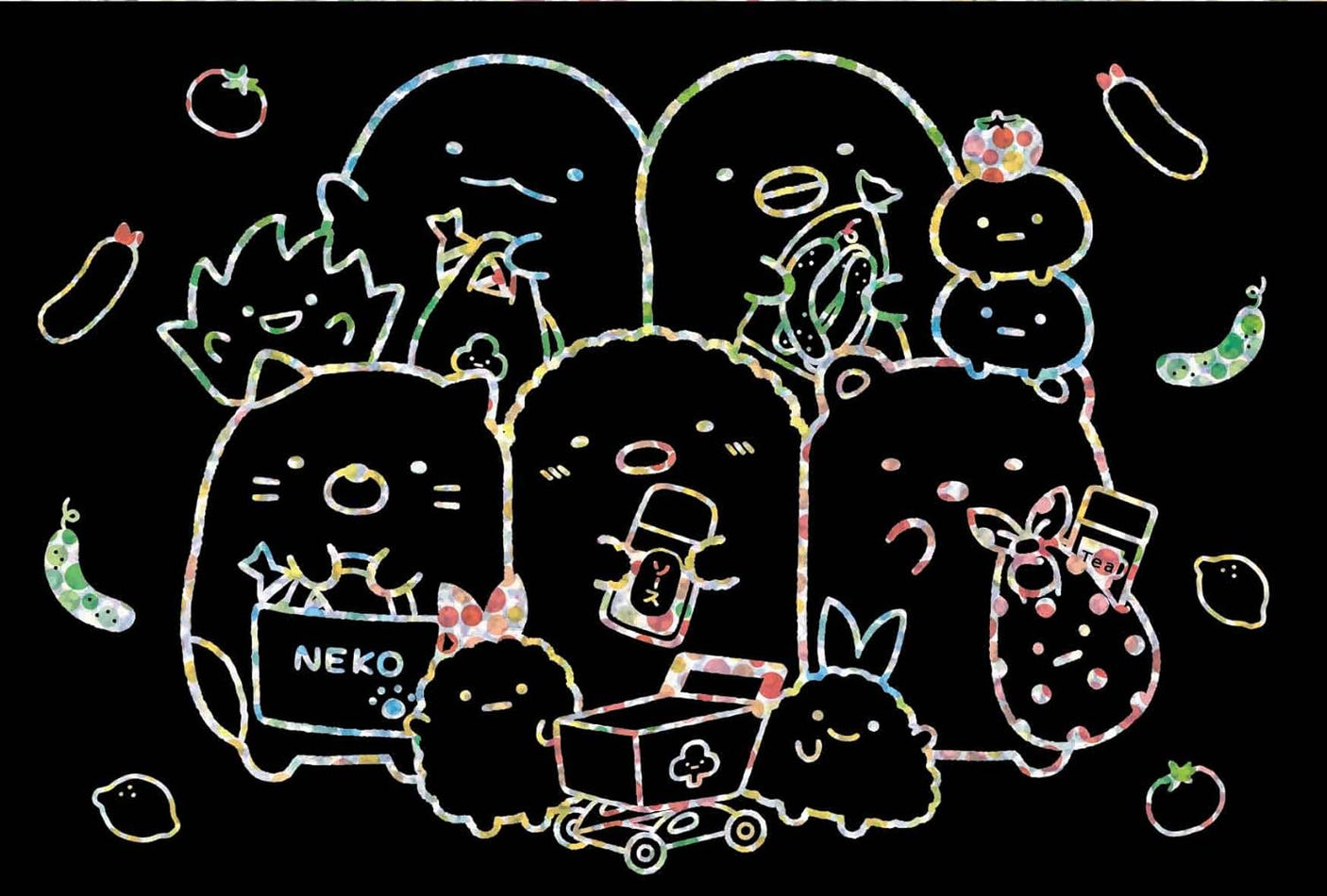 Sumikkogurashi Scratch Art Postcard Japanese Craft Book scratch art - Japanese Craft Book