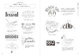 Hand lettering - cute hand-drawn letters that can be easily drawn with a regular pen - Japanese Craft Book