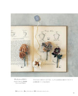 Crochet with embroidery thread Natural garden flower corsage - Japanese Craft Book