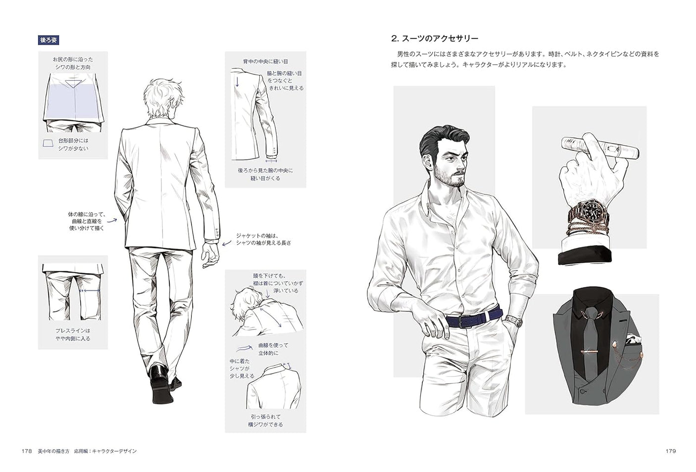 How to draw a beautiful middle-aged person: Fascinating techniques for expressing old age - Japanese Craft Book