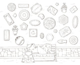 Traveling Animal Orchestra: A Heart-Pounding Coloring Book Series - Japanese Craft Book