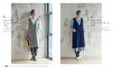 Clothes that make me flutter Mikiko Saito S M L 2L 3L size one piece blouse coat - Japanese Craft Book