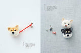 Cute Dog Pom Poms by Trikotri Japanese Book making pattern pom pom dog - Japanese Craft Book