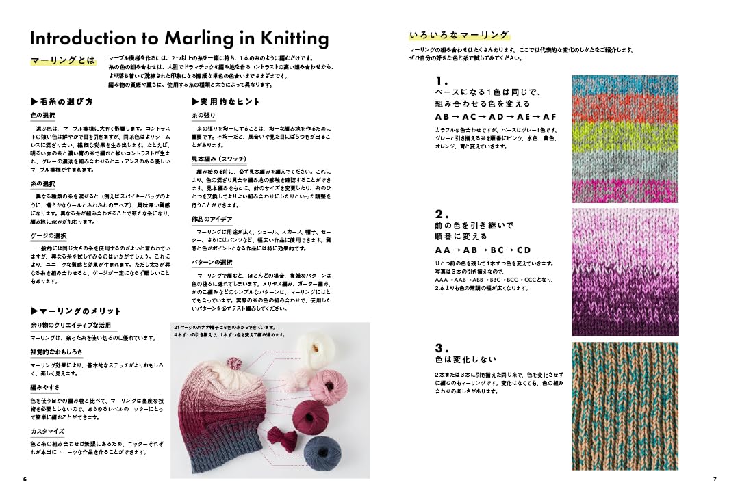 Bernd Kestler's Marls Knitting - Japanese Craft Book