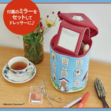 MOOMIN Moomin House Multipurpose Storage Pouch BOOK with Removable Mirror