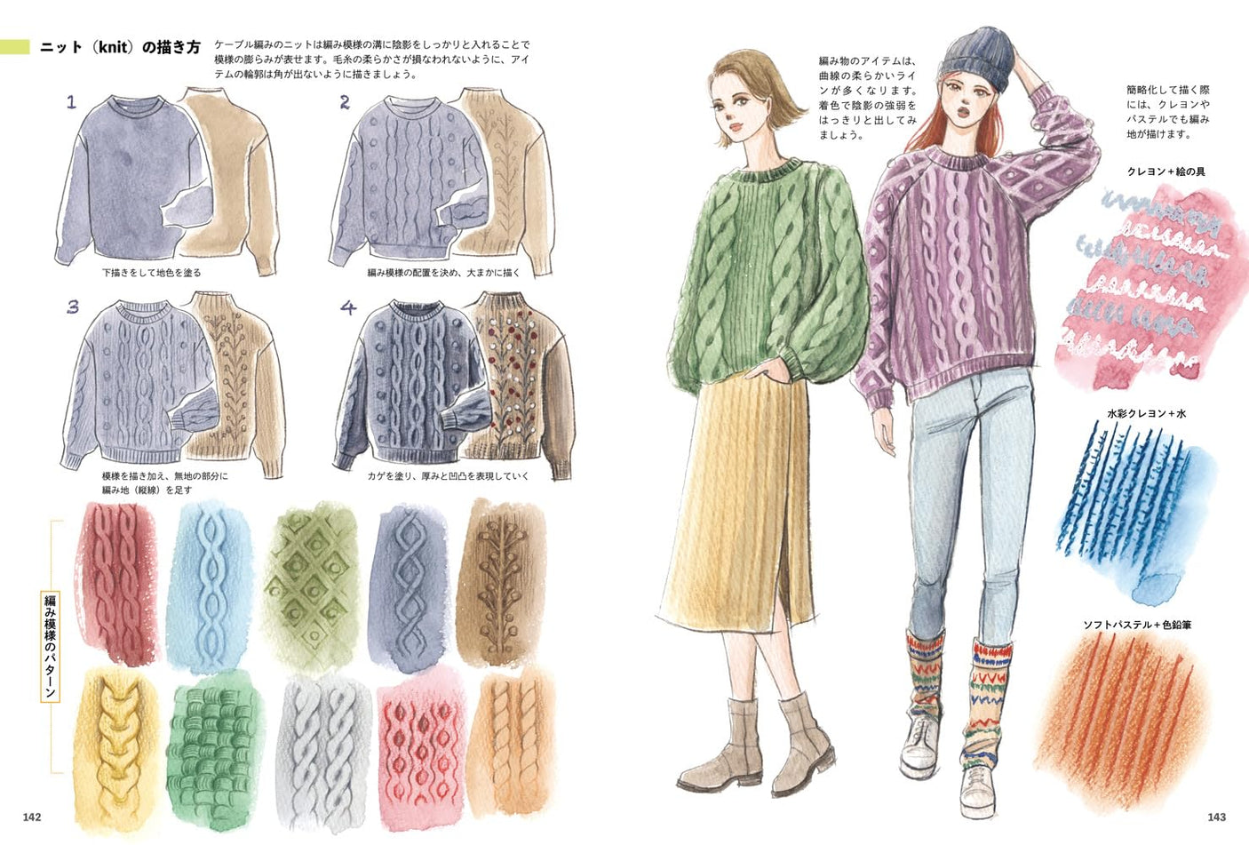 Fashion illustration techniques: Understanding and drawing the structure of clothes - Japanese Craft Book