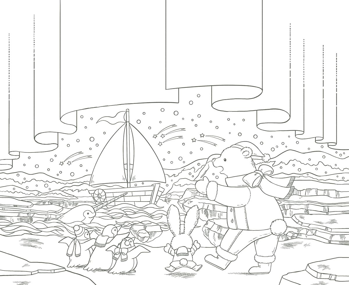 Polar Bear's Adventure Cruise (TOKIMEKU series Ver. 7) - Japanese coloring Book