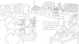 Coloring Book Series: The Bread Thief - Japanese Craft Book