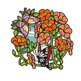 A healing puzzle coloring book that resets your mind and gently stimulates your brain: A calendar of seasonal flowers. Japanese Craft Book