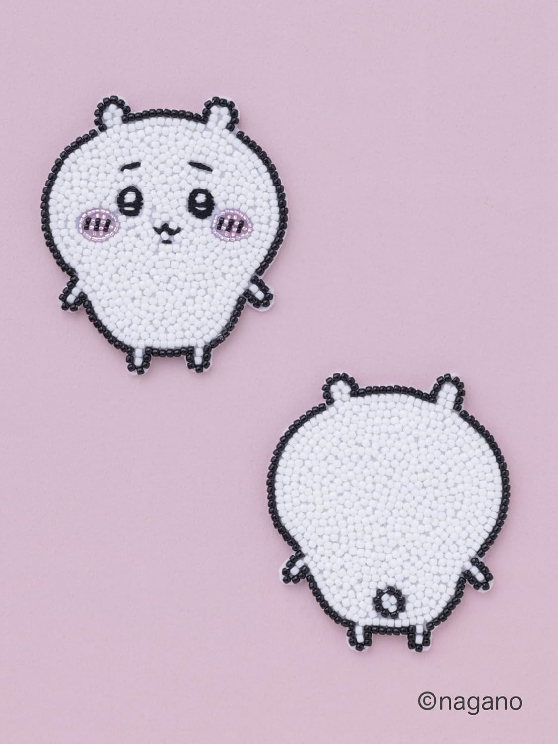 Chiikawa Bead Embroidery Book with Brooch Making Kit - Japanese Craft Book